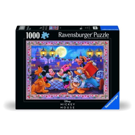 Ravensburger - Puzzle Mickey si Minnie la cina 1000 piese design nou Ravensburger - 1